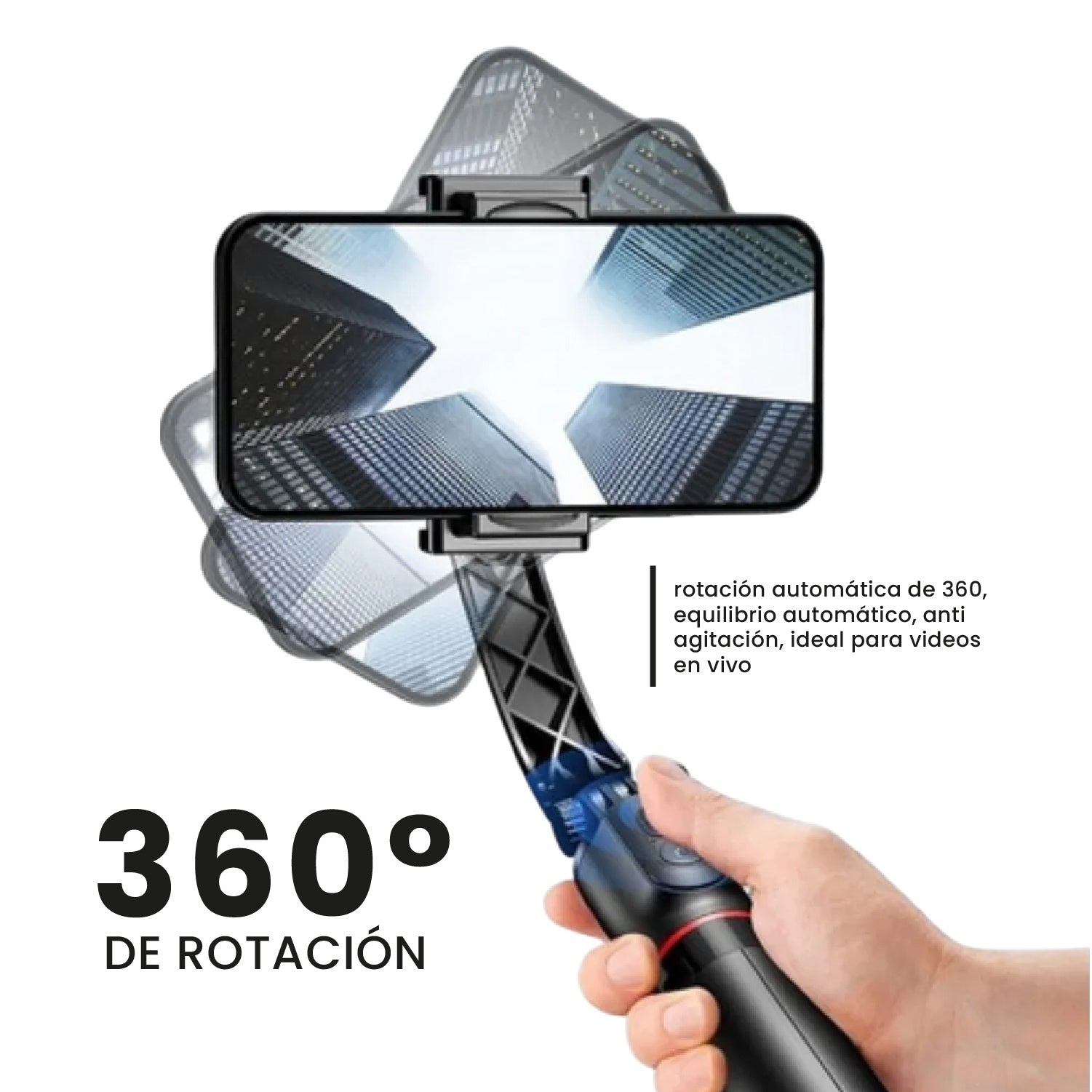 Estabilizador Gymbal Tripode Selfie Todo En 1 Aluminio Con Bluetooth L19 Profesional