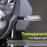 Direccionales Led Cristal Lujo Para Moto Universal Original