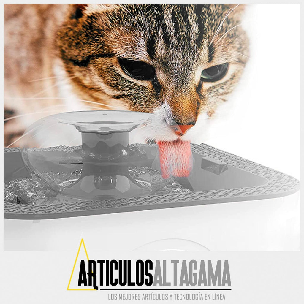 Fuente De Agua Para Gatos Perros Bebedero Para Mascotas Con 2 Filtros
