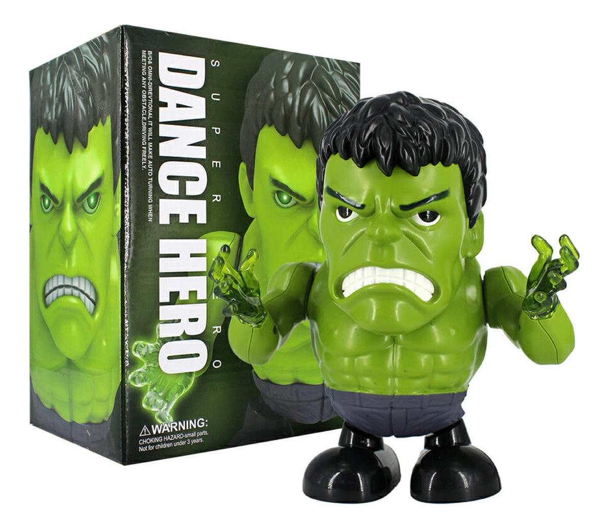 Juguete Bailarin Ninos Hulk Musical Camina Sola Baila Luces