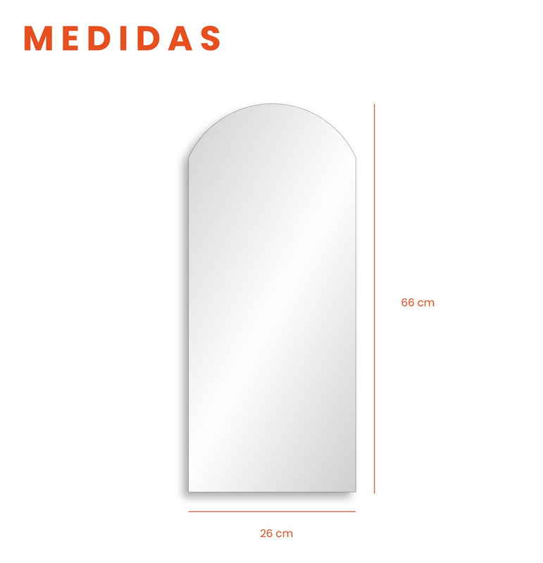 Lamina Espejo Adhesiva De Pared Moderno Decorativo