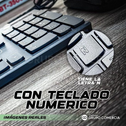 Teclado Para Computador Con Mouse De Cable Usb Wit Universal