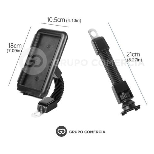 Holder Soporte De Celular Para Moto Impermeable De Espejo