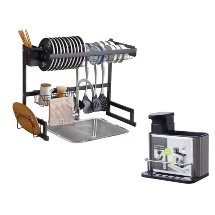 Escurridor De Platos Vasos Cubiertos Dispensador Jabon Home