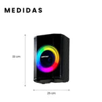 Parlante Bluetooth Portatil Recargable 30W Niatec 8 Rgb Tws Microfono Control Remoto
