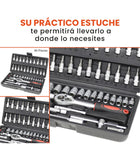 Juego De Copas Rache Puntas Extensor Estuche 46 Piezas