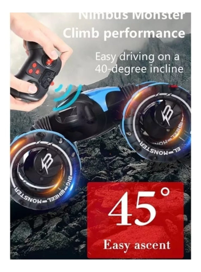 Carro Control Remoto 4X4 Sensor Manilla Juguete 2 Controles