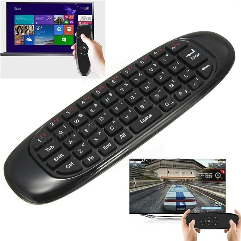 Control Remoto Para Smart Tv Teclado Inalambrico Receptor Usb Air Mouse