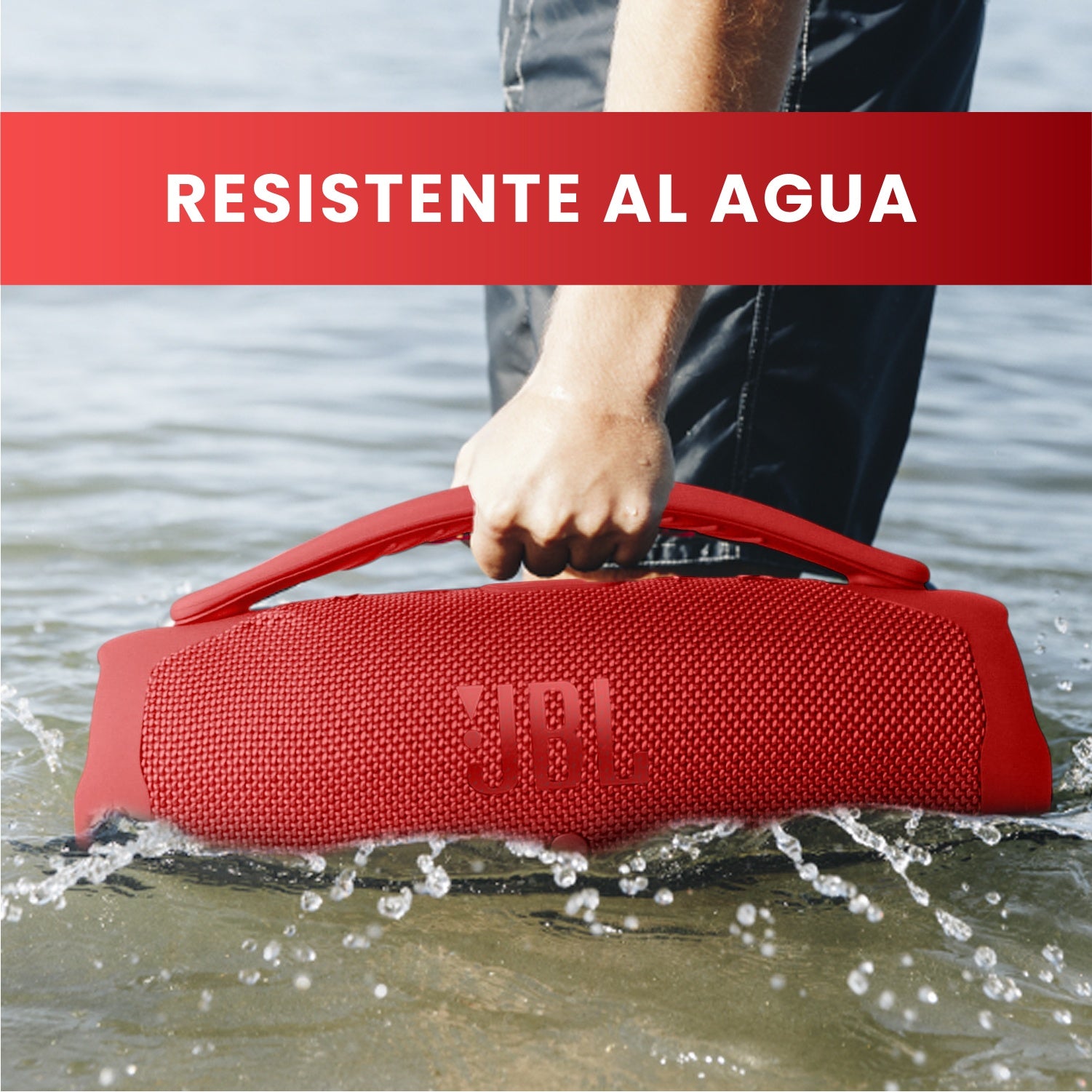 Parlante Mini Boom Box Bluetooth Jbl Inalambrico Rojo Replic 1.1 Innovo Tech