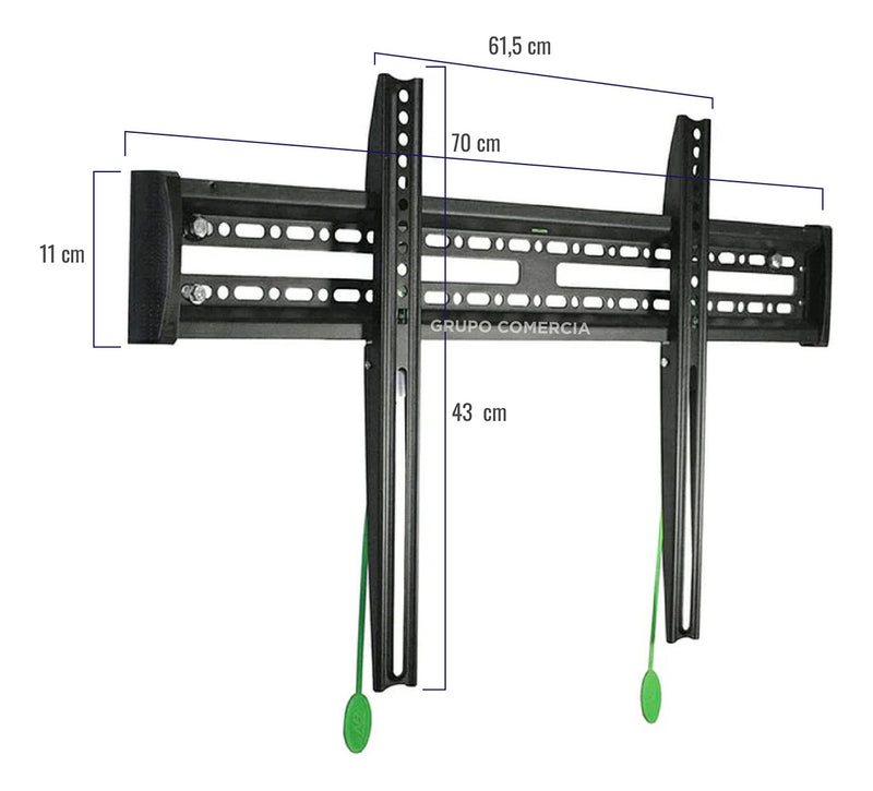 Base Soporte Smarttv Extragrande Hasta 70 Pulgadas Fija