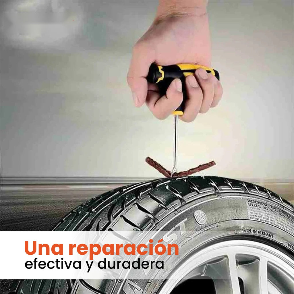 Kit De Despinche Rapido Para Llantas Carro Moto Con Estuche