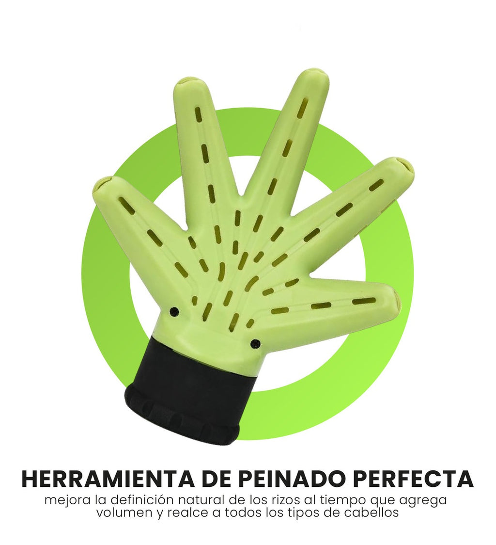Difusor De Mano Para Secador De Cabello Universal Ideal Para Rizos Volumen Y Secado Eficiente Sin Frizz