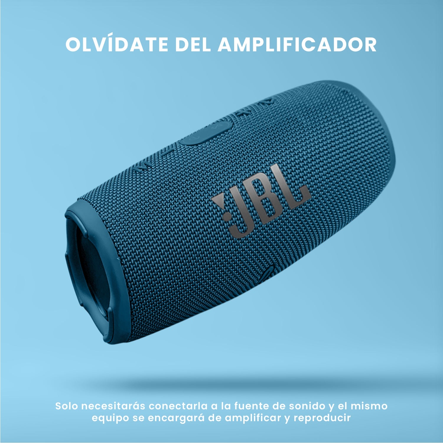 Parlante Jbl Charge 5 Replica 1.1 - Sonido Potente, Bluetooth, Portatil Azul