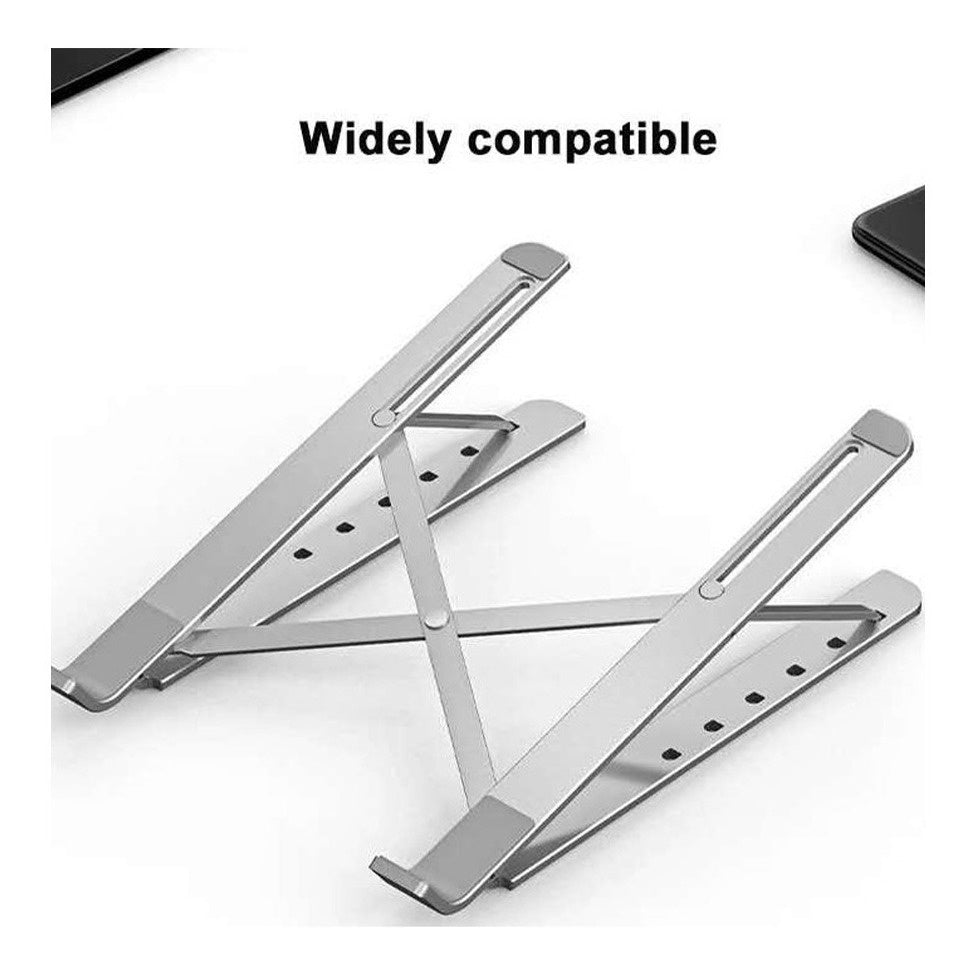 Base Soporte Ergonomica Reclinable Para Portatil + Soporte Celular