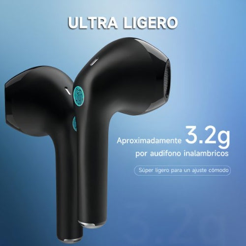 Audifonos Inalambricos 1Hora Auriculares Bluetooth Aut201 Color Negro