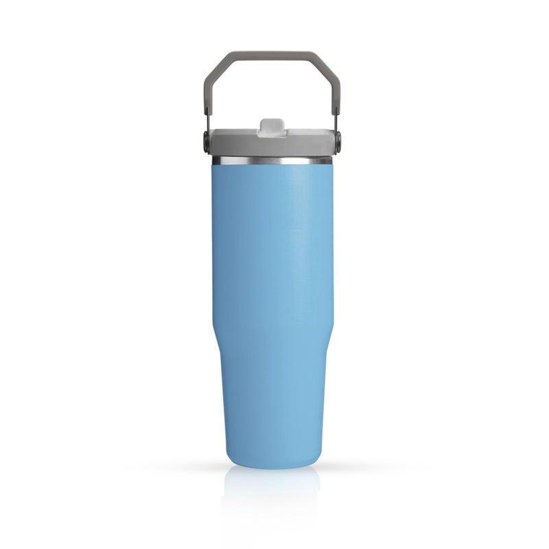 Termo Acero Inoxidable 900Ml Flip Straw Antiderrames