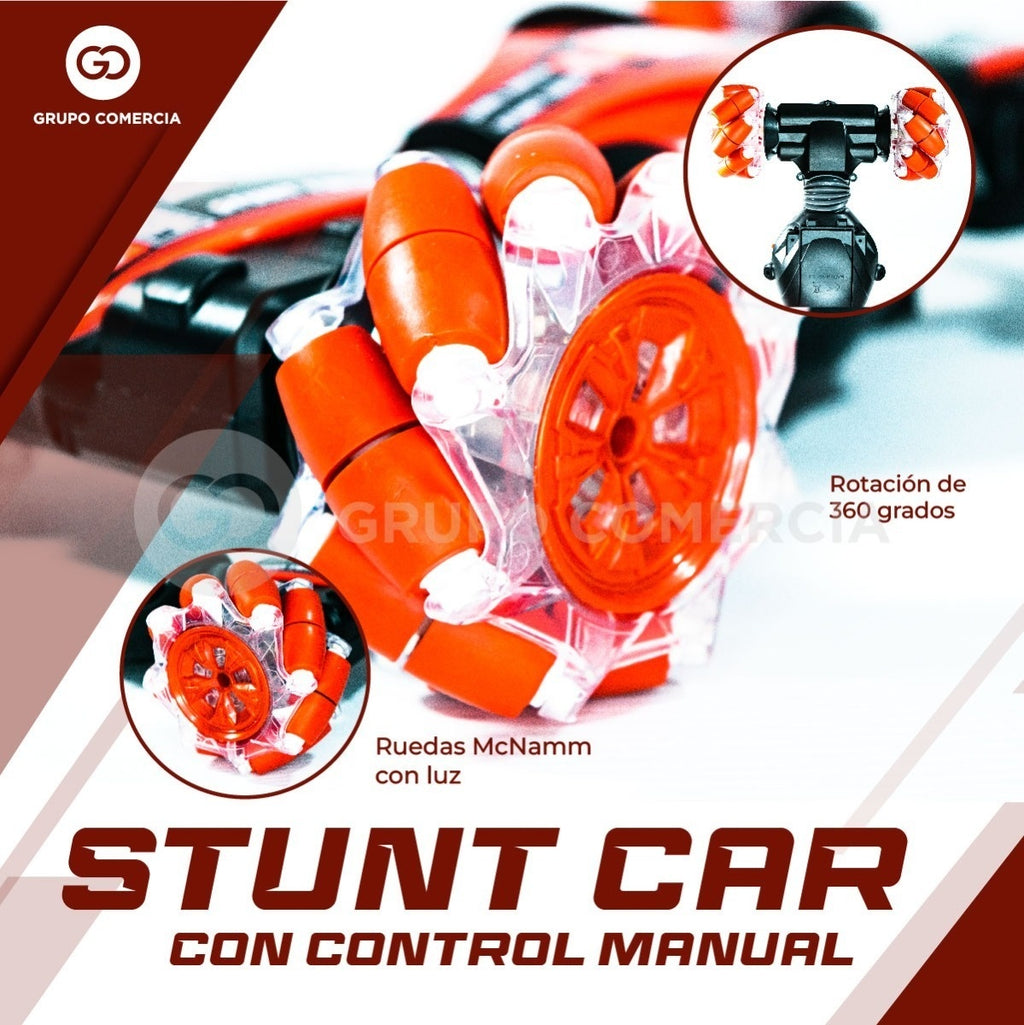 Carro Control Remoto Stunt 4X4 Sensor Manejo Movimiento Mano