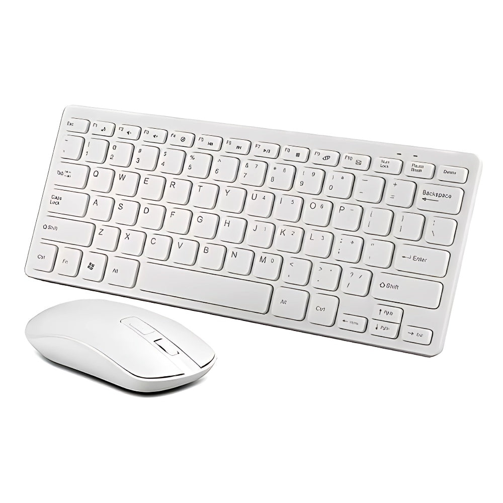 Teclado Con Mouse Diseno Slim Universal Receptor Usb Compatible Con Pc Laptop Tablet