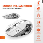 Mouse Gamer Inalambrico 6 Botones 2 En 1 Bluetooth Receptor Usb Con Luces Rgb