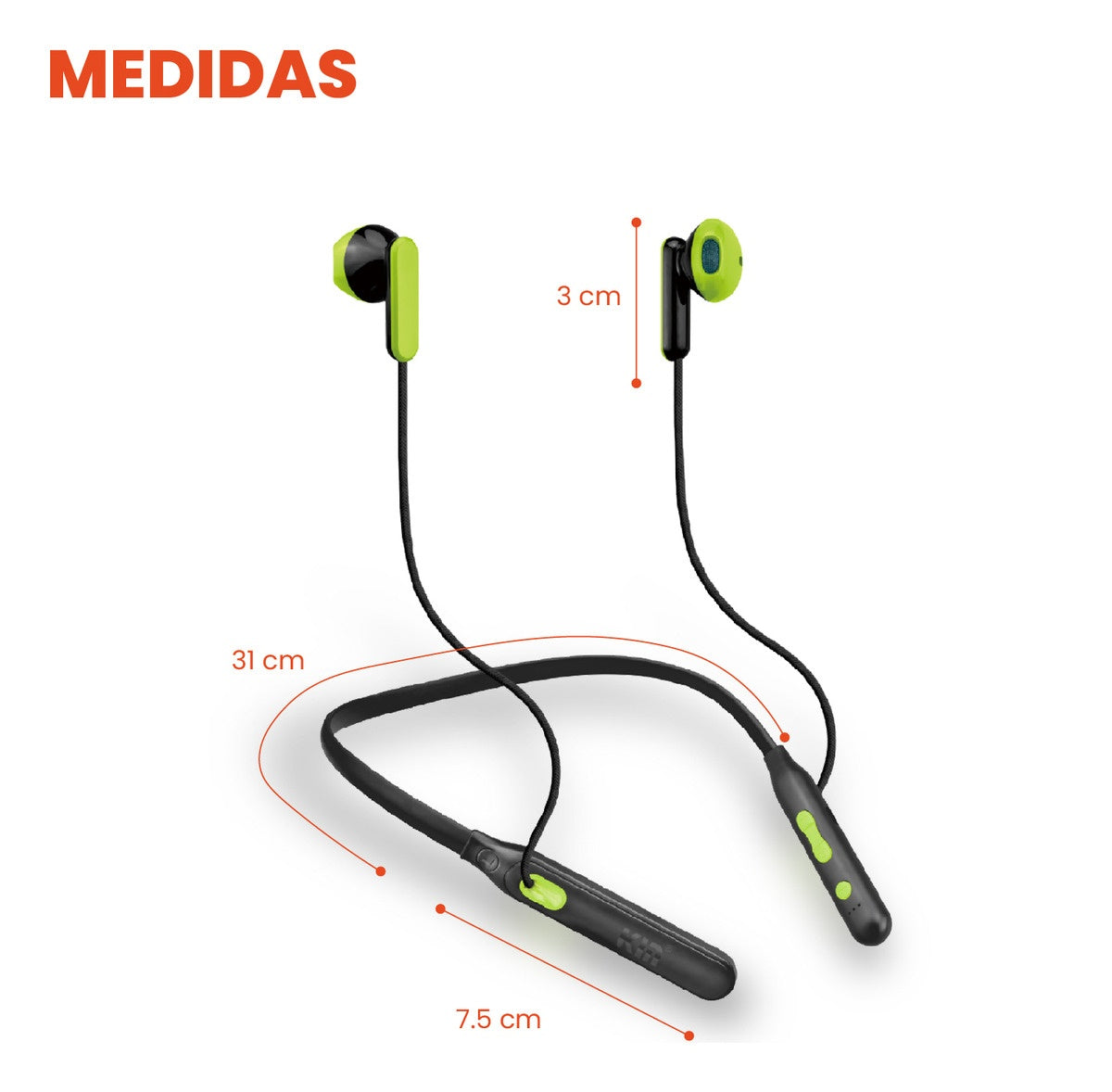 Audifono Bluetooth Deportivo Control Volumen Con Estuche Hifi Sport