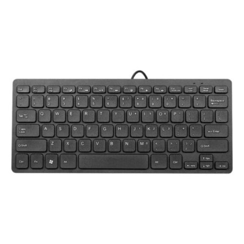 Teclado De Cable Usb Slim Portable Mac Pc Mini Universal