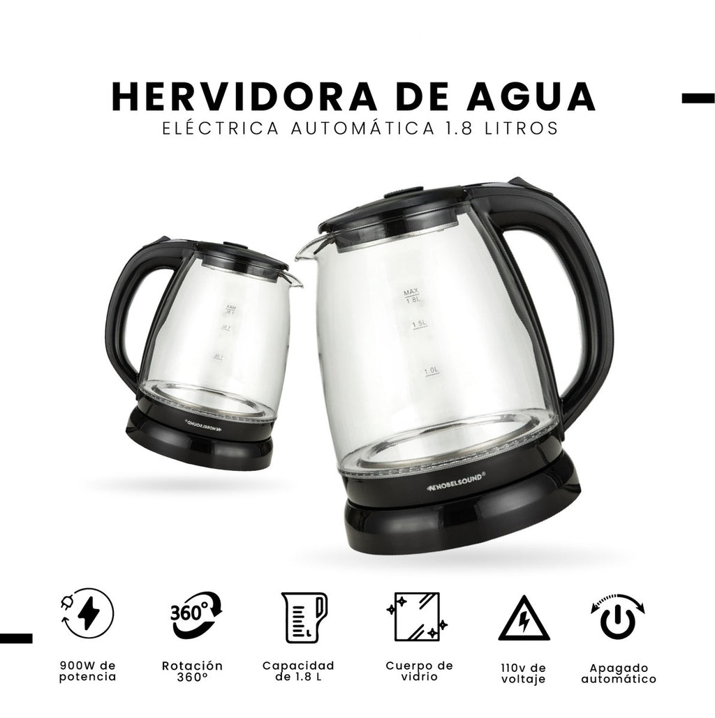 Jarra Electrica Nobelso Innovo Hogar Tetera 1.8L