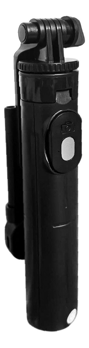 Tripode Palo Selfie Con Luz Recargable Monopie Viajero Portatil Ajustable Altura Maxima 1 M