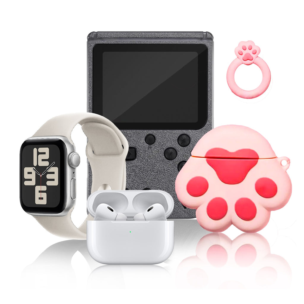 Smart Watch Deportivo Serie 8 Plus Con Audifonos Case Y Videojuegos Gris Edition