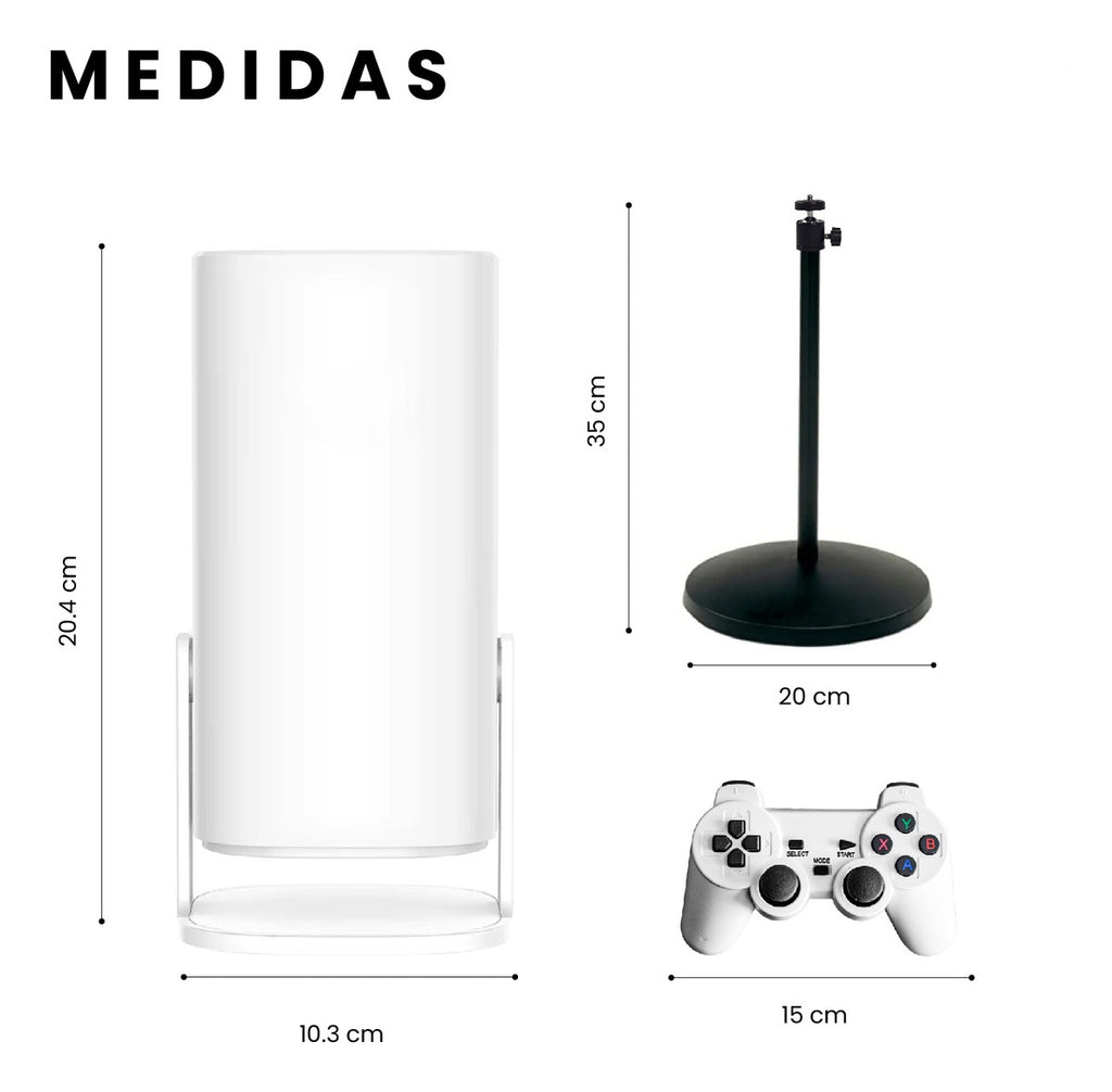 Proyector Smart P 30 Max Pro 4K Android 11 Wifi 5G + 2 Controles + Base Ajustable Proyeccion 200 Pulgadas