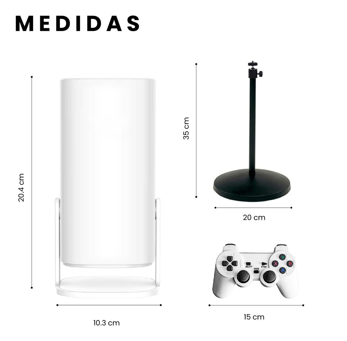 Proyector Smart P 30 Max Pro 4K Android 11 Wifi 5G + 2 Controles + Base Ajustable Proyeccion 200 Pulgadas