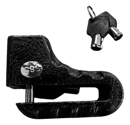 Candado Anti Robo Para Motocicletas Bicicletas Electricas Macizo Compacto 2 Llaves