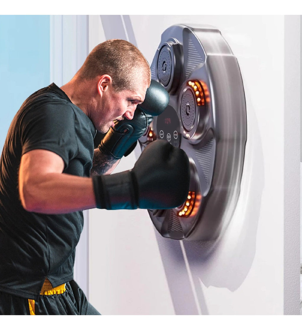 Maquina De Boxeo Musical Inteligente Con Guantes Deporte