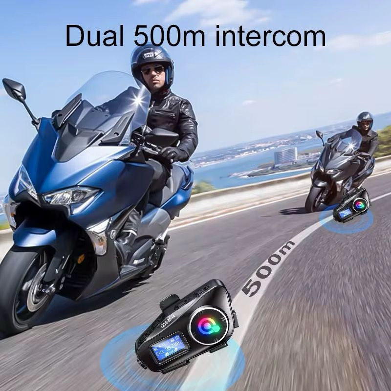 Intercomunicador Para Casco Motociclista Q58 Max Digital Inn Bike Ip65