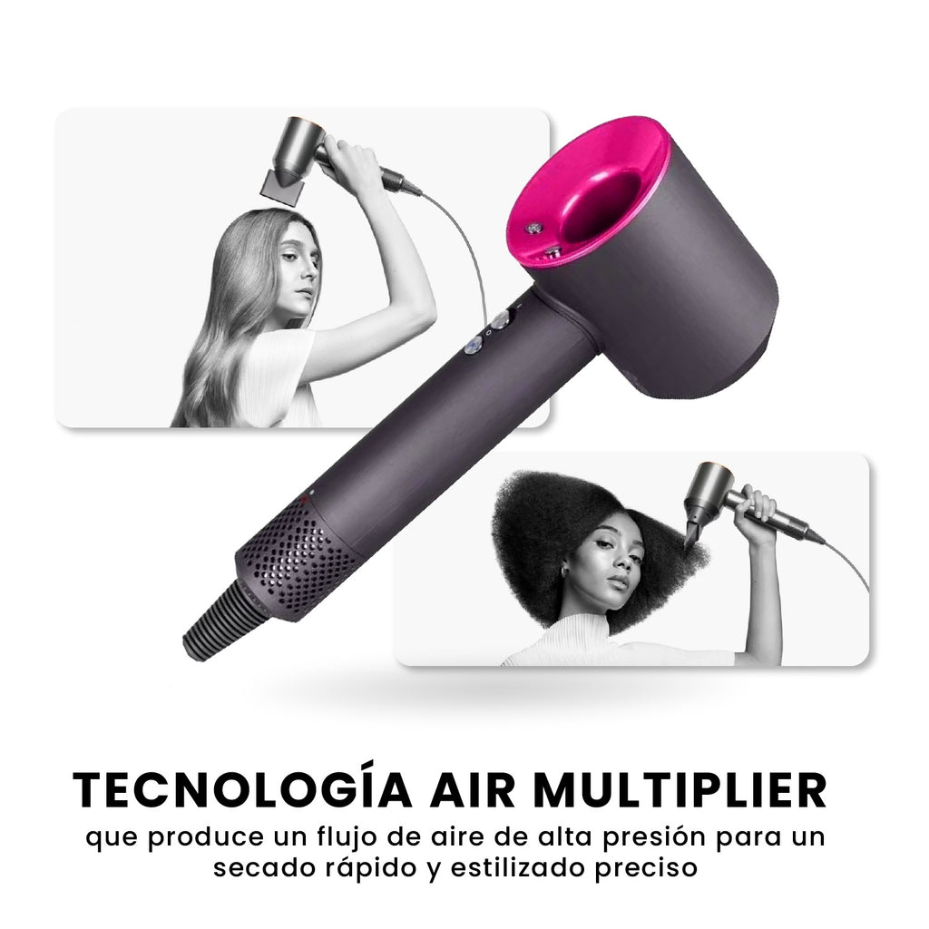 Secador Dys Pro Para Cabello Con Accesorios Boquillas Innovo