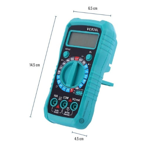 Multimetro Digital Tester Medidor De Energia Multifuncional