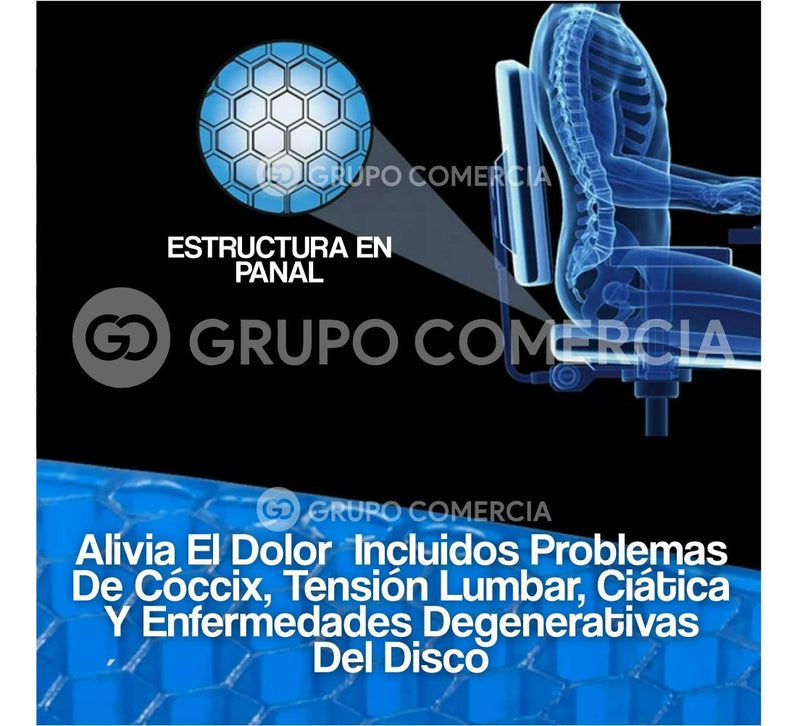 Cojin Ergonomico En Silicona Almohada Silla Para Carro