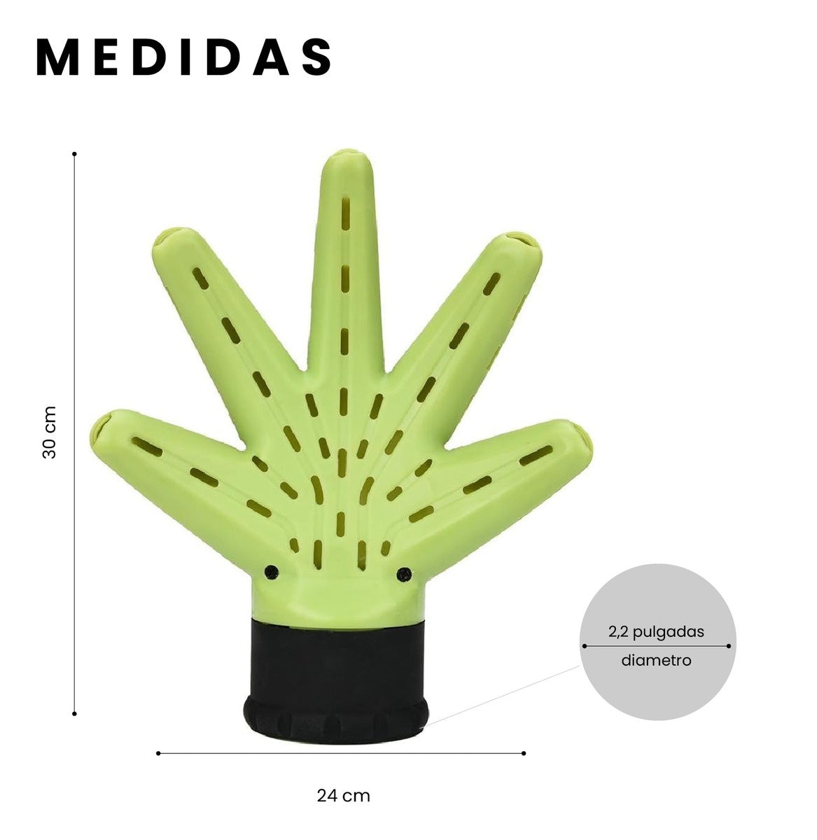 Difusor De Mano Para Secador De Cabello Universal Ideal Para Rizos Volumen Y Secado Eficiente Sin Frizz