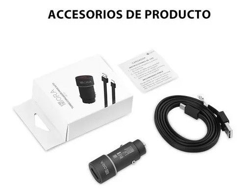 Cargador De Auto Carga Rapida Usb 1Hora Original
