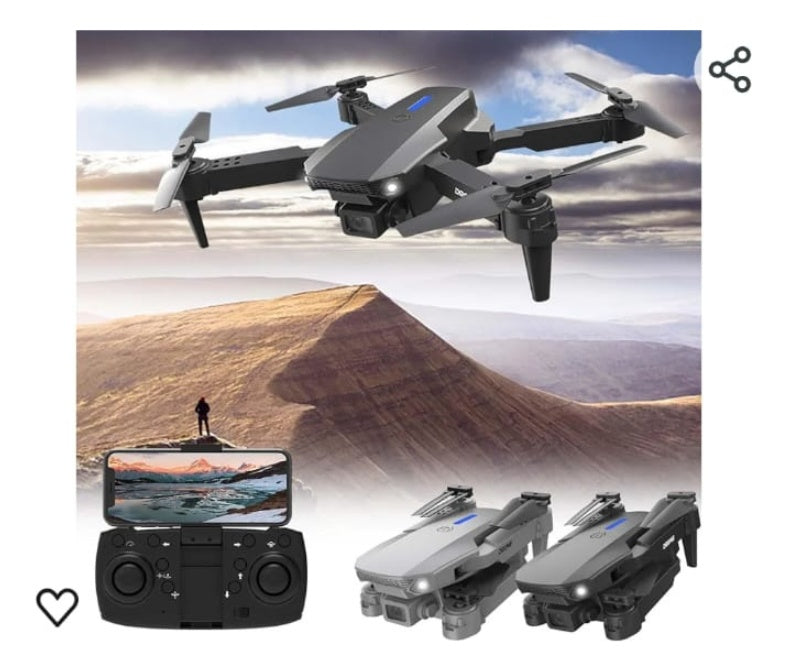 Drone Juguete Para Principiantes Doble Camara Estuche