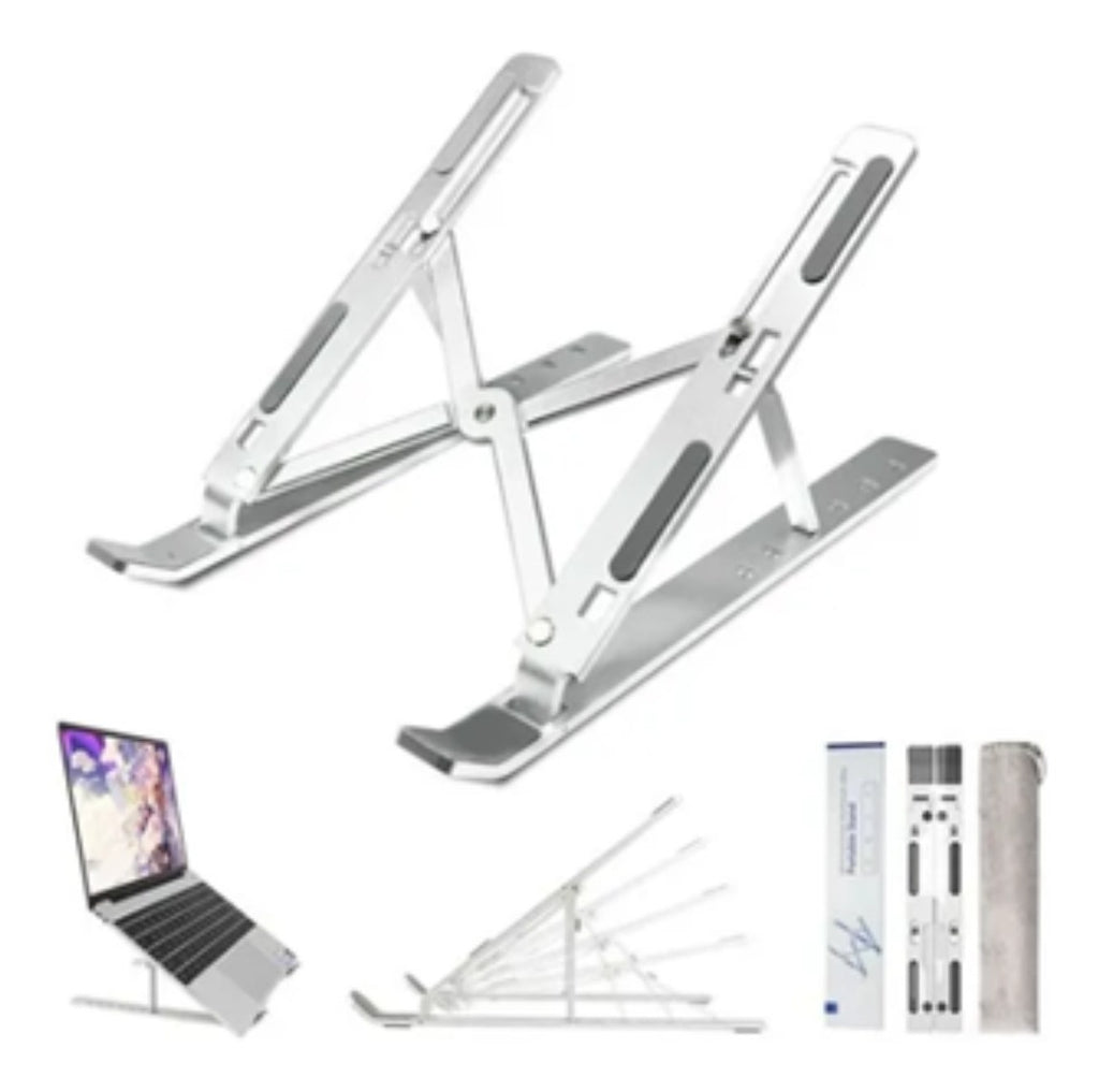 Base Para Pc Laptop Soporte Aluminio Flexible Epik Original