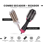 Cepillo Secador One Steep Plus Con Plancha Cabello Ondas Sirena