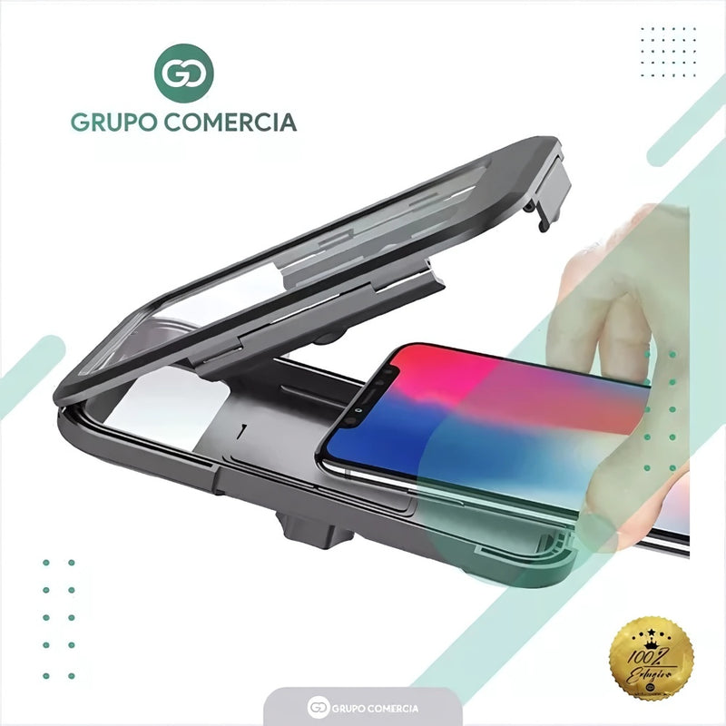 Combo Soporte Holder Para Celular Manubrio Moto + Soporte Camara Para Casco