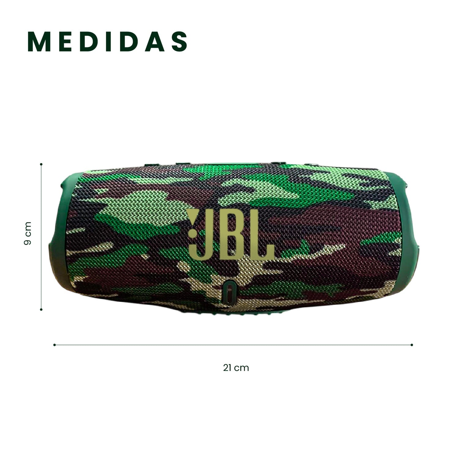 Parlante Jbl Charge 5 Replica 1.1 - Sonido Potente, Bluetooth, Portatil Verde