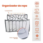 Combo Closet Armable + 3 Cajas Almacenadoras Jeans + 3 Organizadores Ropa Interior