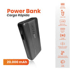 Power Bank Inalambrica 20.000 Mah Carga Rapida Wireless 30W 3.0