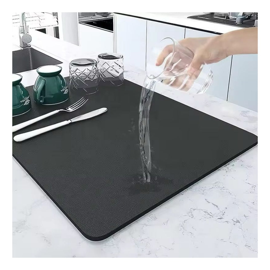 Alfombra Mini Para Cocina Hogar Absorbente De Agua Platero Anti Hongos Secado Rapido