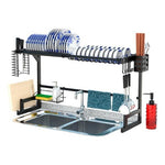 Platero Organizador De Loza Escurridor Metalico Ahorrador