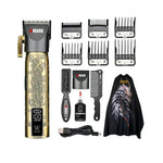 Maquina Peluquera Afeitadora Todo En 1 Con Capa Recargable Digital Con Guias Wmark Pro