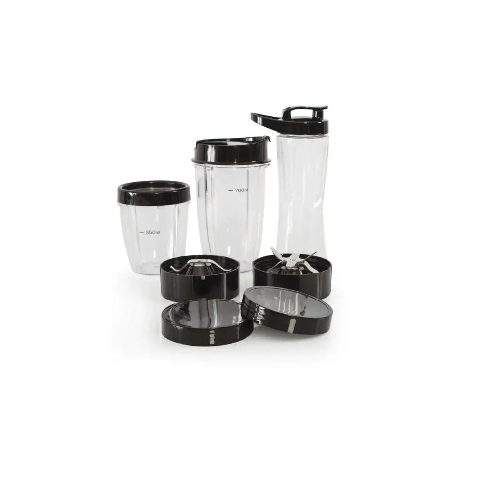 Licuadora Kalley 700 Ml Acero Inoxidable Vaso Deportivo + Termo Portatil