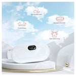 Combo Cinturon Termico Alivia Colicos Blanco + Medias Termicas De Peluche Ovejeras